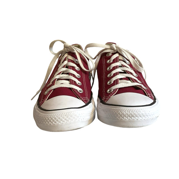 Converse All Star Chuck Taylor Mens 7.5 Women 9.5 Shoes Canvas Low Top Ox Maroon - Picture 8 of 16